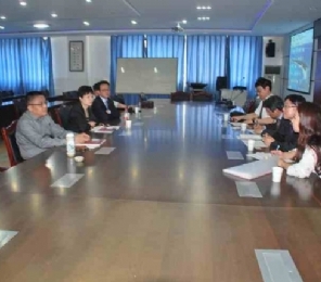 韩国韩南大学代表团来蚌埠三中访问交流
